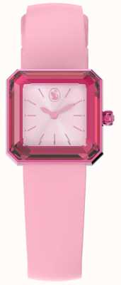 Swarovski Lucent | pulseira de silicone rosa | mostrador rosa 5624373