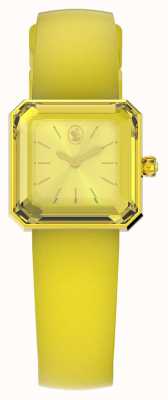 Swarovski Lucent | pulseira de silicone amarela | mostrador amarelo 5624382