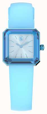 Swarovski Lucent | pulseira de silicone azul | mostrador azul 5624385