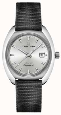 Certina Cinta de tecido nato cinza powermatic 80 Ds-2 C0244071803100