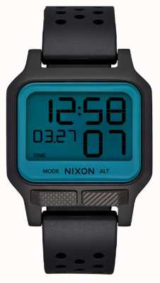 Nixon Relógio digital quente preto / aqua positivo A1320-5071-00