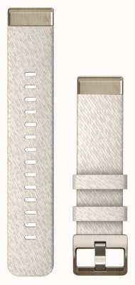 Garmin Quickfit 20mm cinta apenas nylon urze creme com creme g 010-13102-07