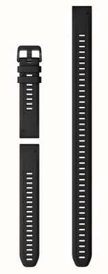 Garmin Alça de liberação rápida (20 mm) silicone preto / hardware preto - apenas alça 010-13028-00