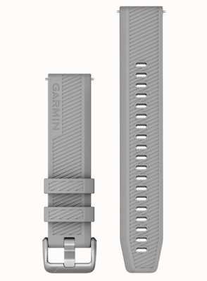 Garmin Alça de liberação rápida (20 mm) silicone em pó cinza / ferragens de aço inoxidável - apenas cinta 010-12925-00