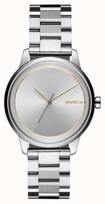 MVMT Mulher | perfil | mostrador de prata | Pulseira de prata 28000186-D