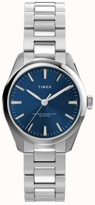 Timex Pulseira de aço inoxidável com mostrador azul Highview TW2V26300