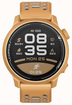 Coros Relógio esportivo com GPS Pace 2 premium com pulseira de silicone - ouro - co-781671 WPACE2-GLD