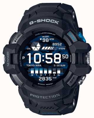 Casio G-shock smartwatch g-squad pro detalhes em azul GSW-H1000-1ER