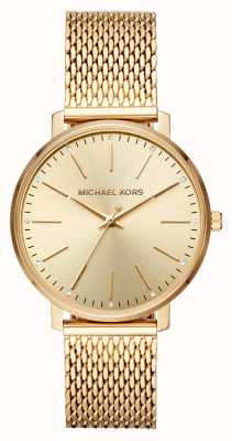 Michael Kors Relógio de aço inoxidável com tom dourado de pyper MK4339