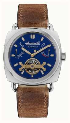 Ingersoll O relógio automático de nashville relógio de mostrador azul I13001