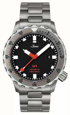 Sinn U1 1000m relógio de mergulho automático / pulseira h-link 1010.010-BM10100102S