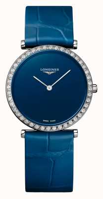 LONGINES La grande classique de longines mostrador azul luneta diamante L45230902