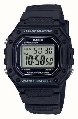 Casio Relógio digital Illuminator série w-218 W-218H-1AVEF