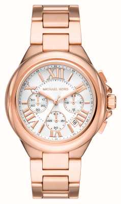 Michael Kors Relógio Camille para mulher em tom de ouro rosa MK7271